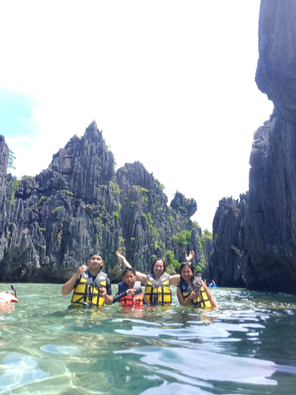 Mr. and Mrs. Camarote with their family at home in Palawan
