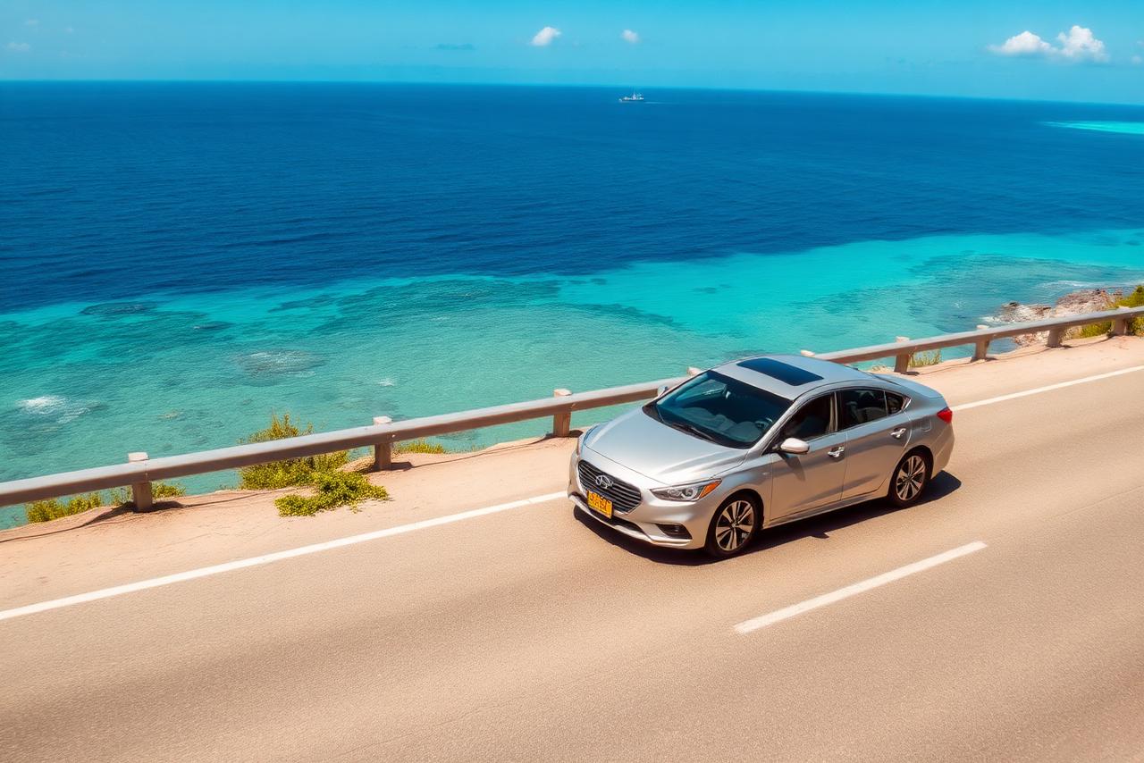 Sedan available for rent in Palawan