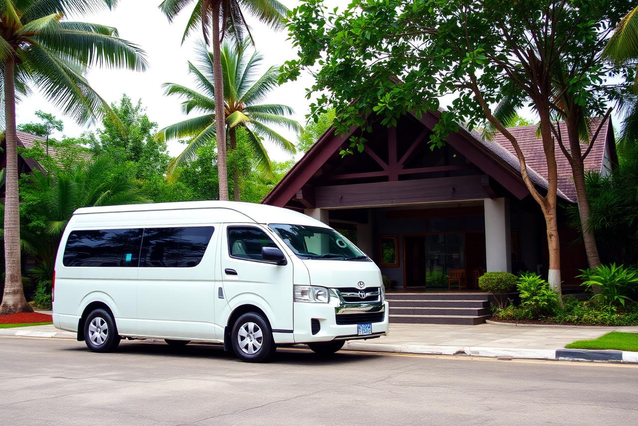 Passenger Van available for rent in Palawan